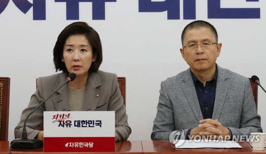 자유한국당 나경원 원내대표(사진=연합뉴스)